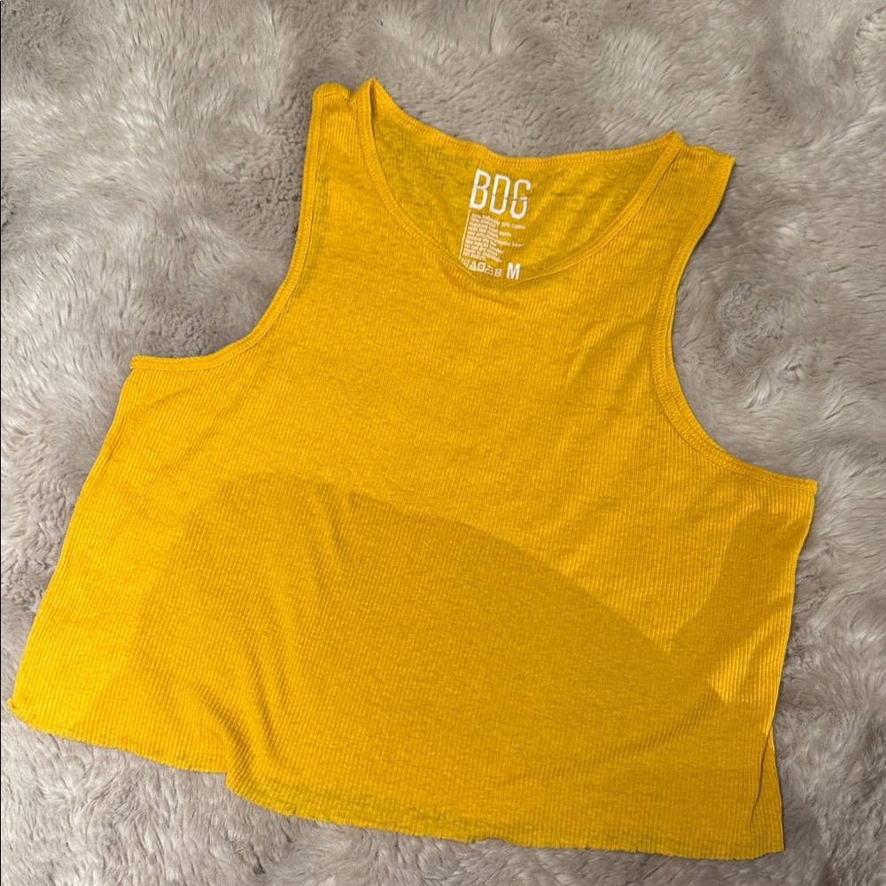 BDG Vibrant Yellow Crop Top